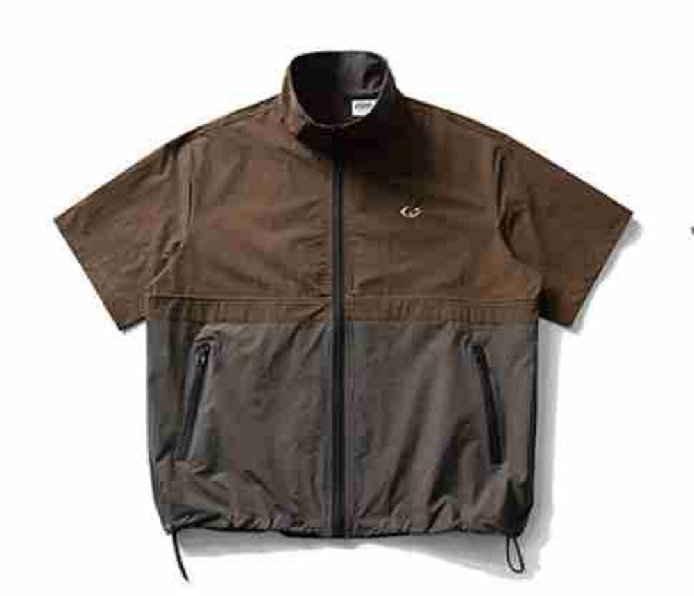 Brown Two Tone Windbreaker